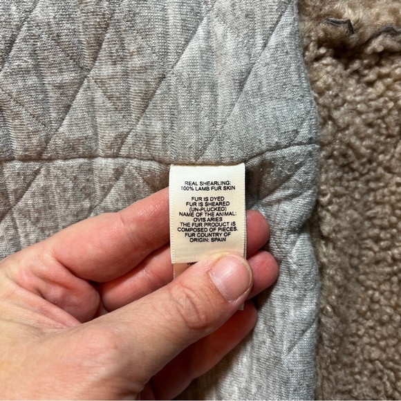 Designer Rebecca Taylor Real Shearling Lamb's Wool Penny Lane Winter Coat - Picture 15 of 16